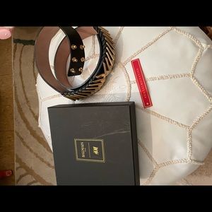 Balmain H&M Belt never worn M black and gold